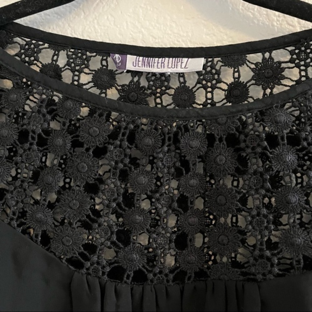 COPY - Black crochet blouse - Picture 4 of 4